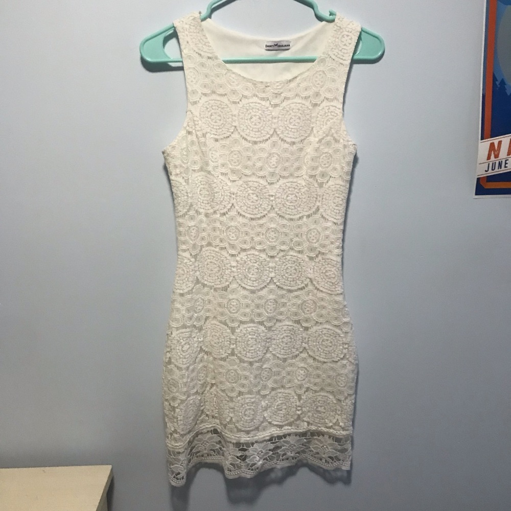 Dainty Hooligan White Lace Dress